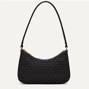 New Rothy’s Mini Shoulder Bag in Black Sand